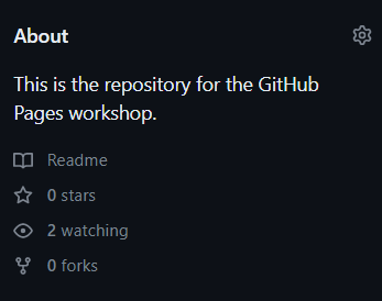 Image of GitHub repository statistics